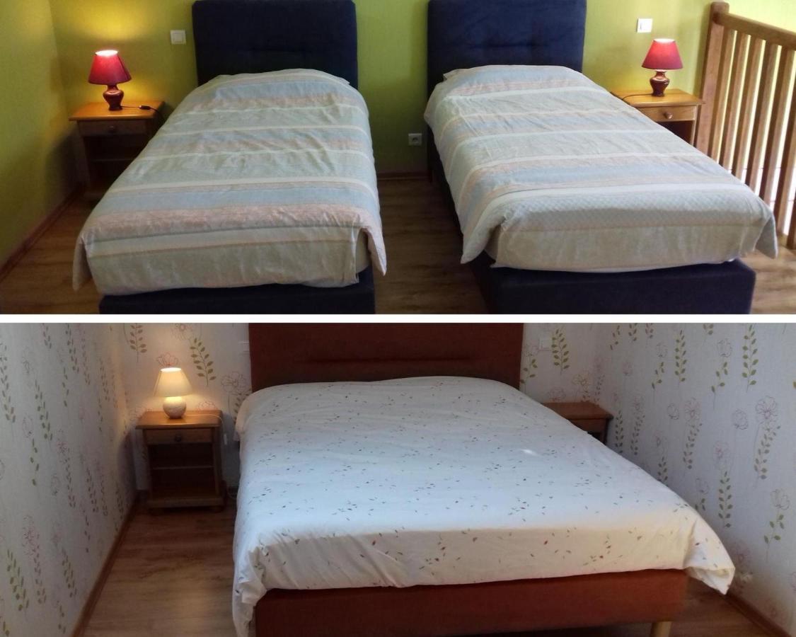 Bed and Breakfast Ferme Du Pigeonnier Montceau-et-Echarnant Habitación foto